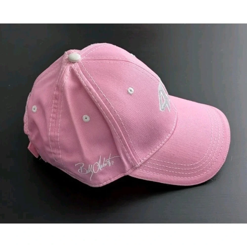 VTG Bobby Labonte Hat Cap Strap Back Pink Petty‎ 43 Cheerios Lightning NASCAR